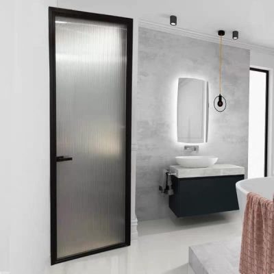 Cửa Slim mở quay 1 cánh kính sóng nhỏ