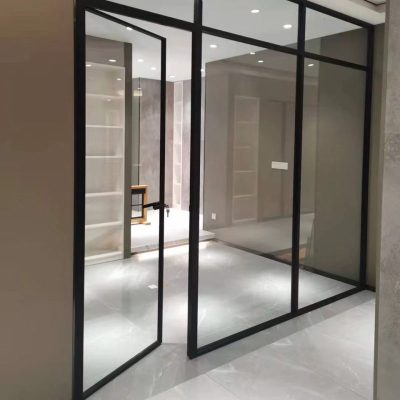 Cửa slim cánh mở kết hợp vách slim (AVSING)