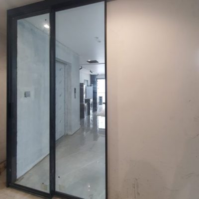 Cửa slim 2 cánh trượt lùa về 1 phía