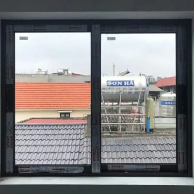 Cửa sổ mở trượt 2 cánh nhôm Xingfa